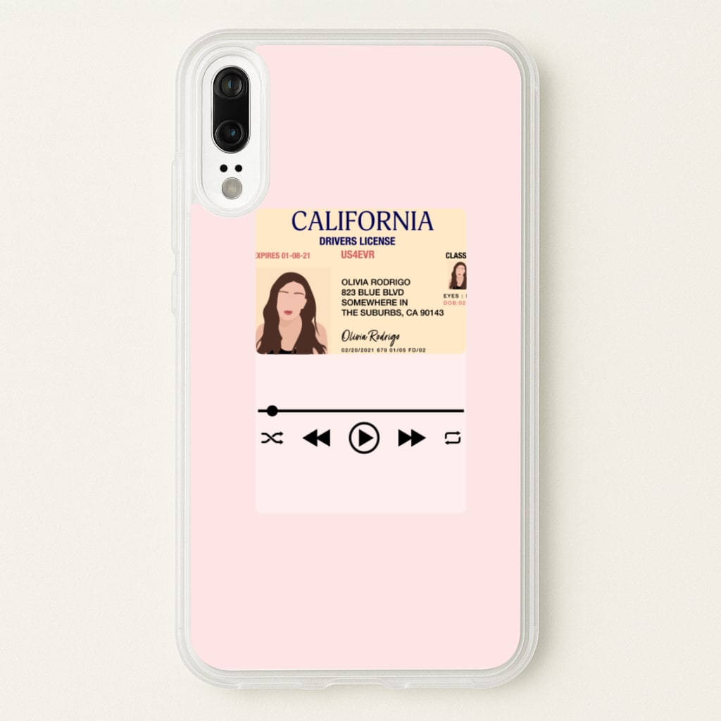 Drivers License - Olivia TikTok - TikTok Phone Case for Huawei P20