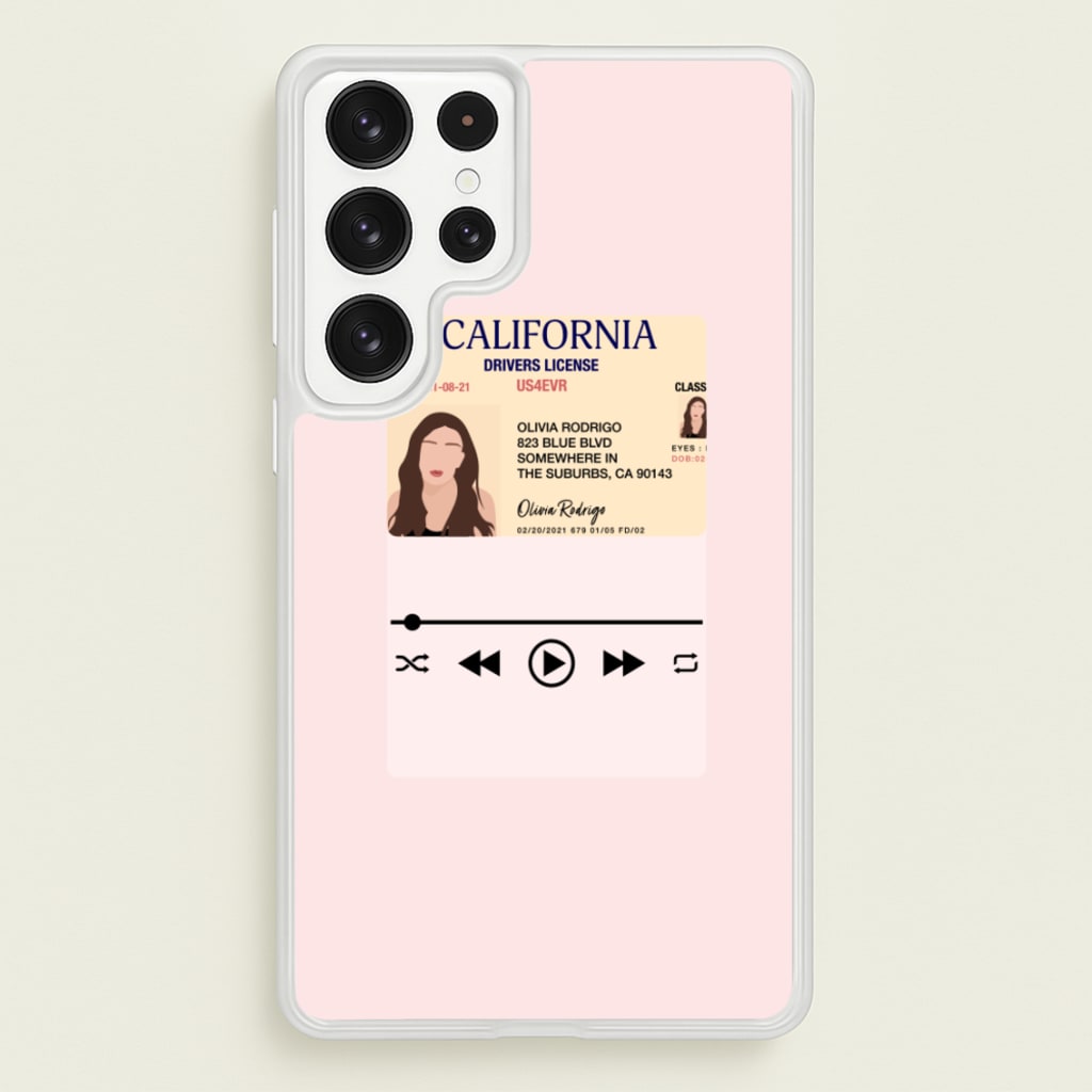 Drivers License - Olivia TikTok - TikTok Phone Case for Galaxy S22 Ultra