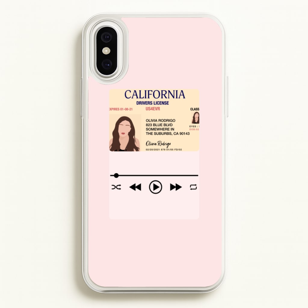 Drivers License - Olivia TikTok - TikTok Phone Case for iPhone XS Max