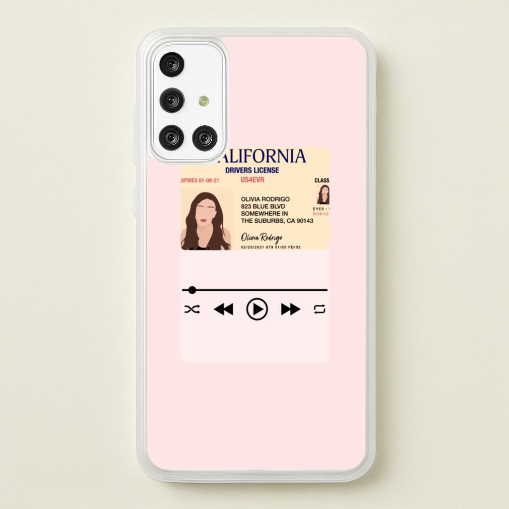 Drivers License - Olivia TikTok - TikTok Phone Case for Galaxy A71
