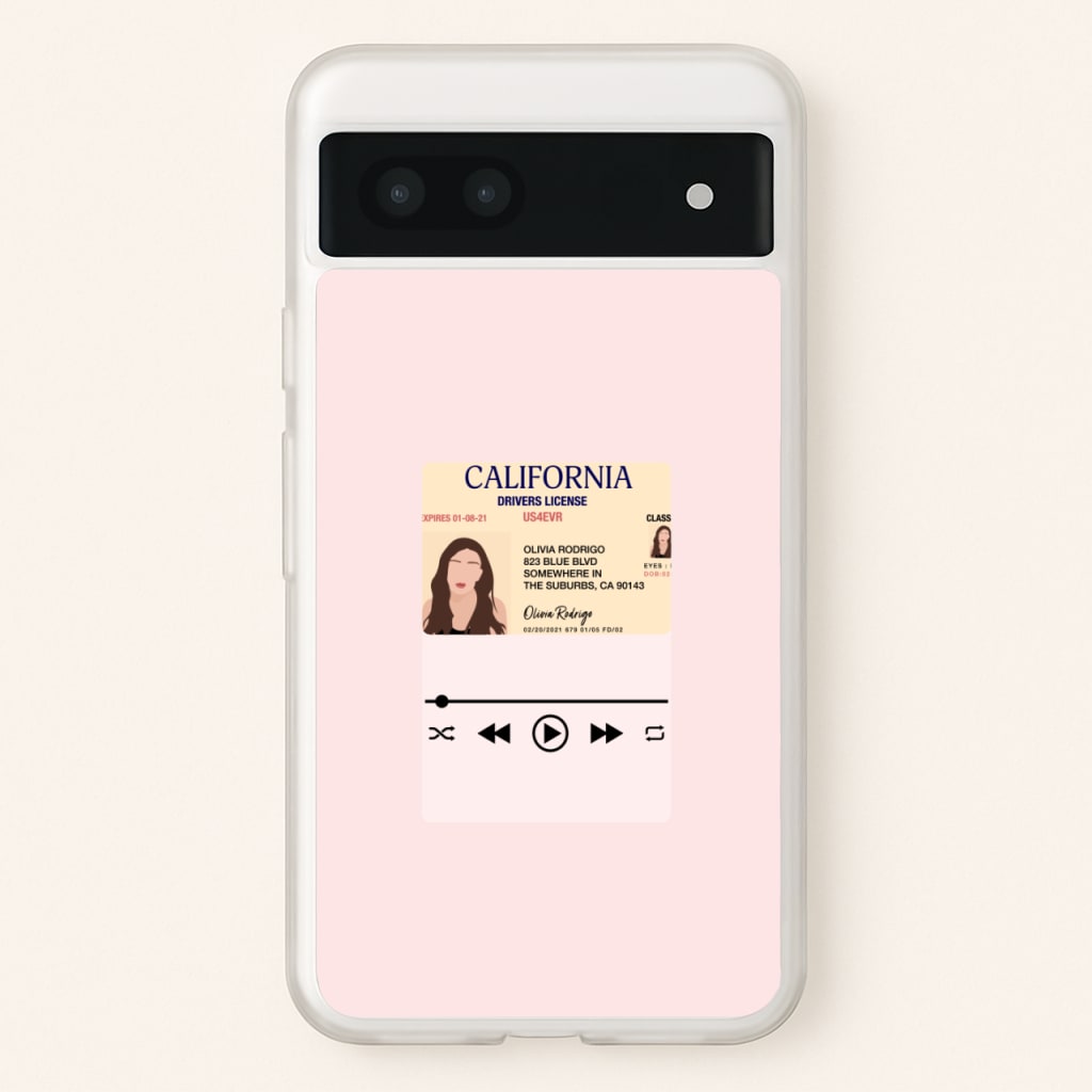 Drivers License - Olivia TikTok - TikTok Phone Case for Google Pixel 7a