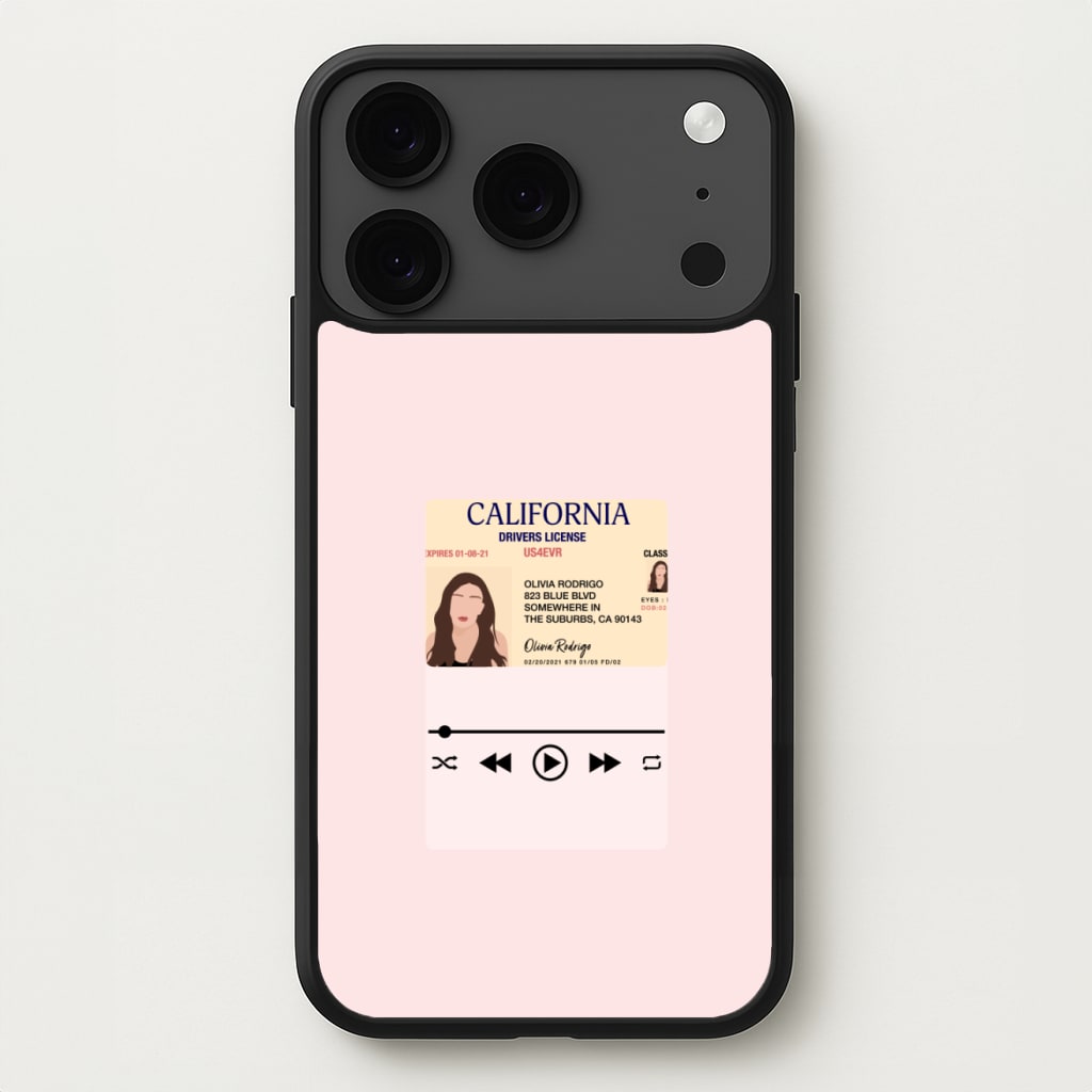 Drivers License - Olivia TikTok Phone Case for iPhone 17 Pro Max