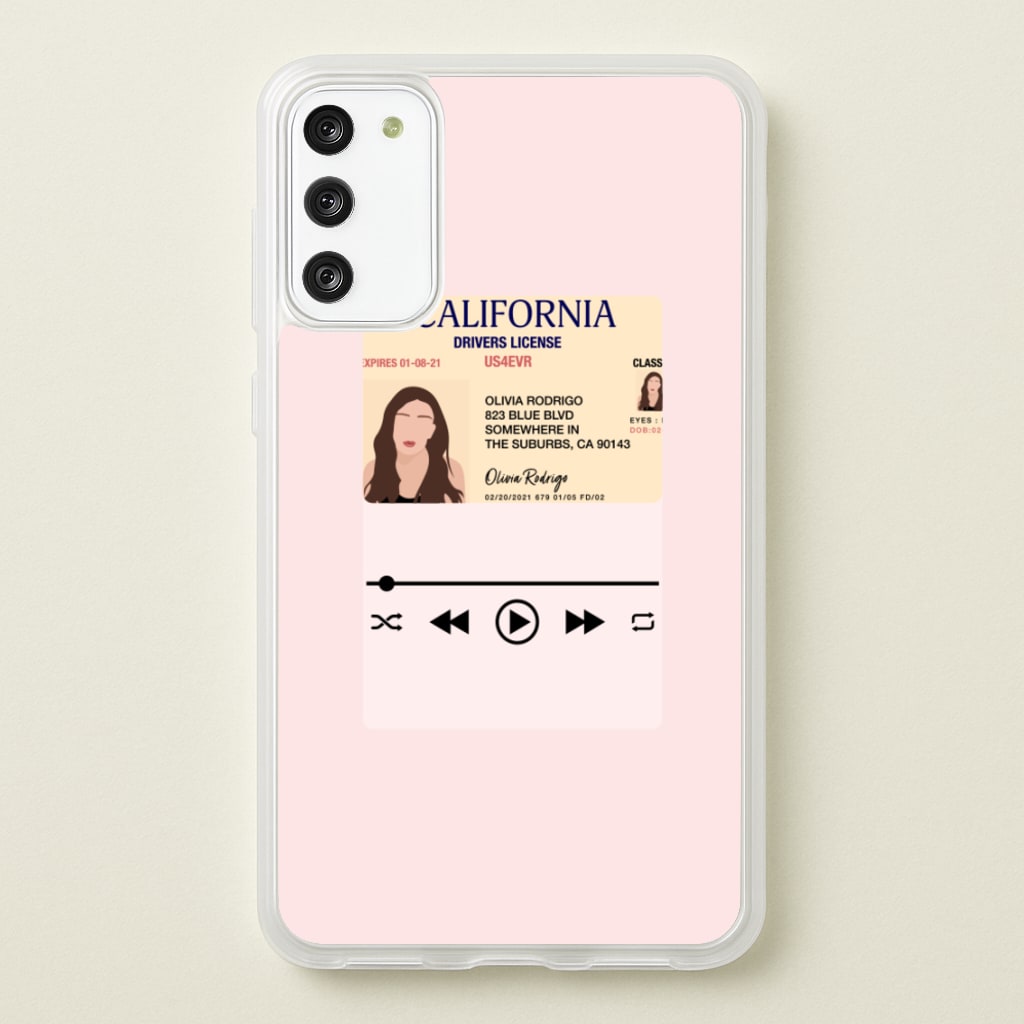 Drivers License - Olivia TikTok - TikTok Phone Case for Galaxy S20FE