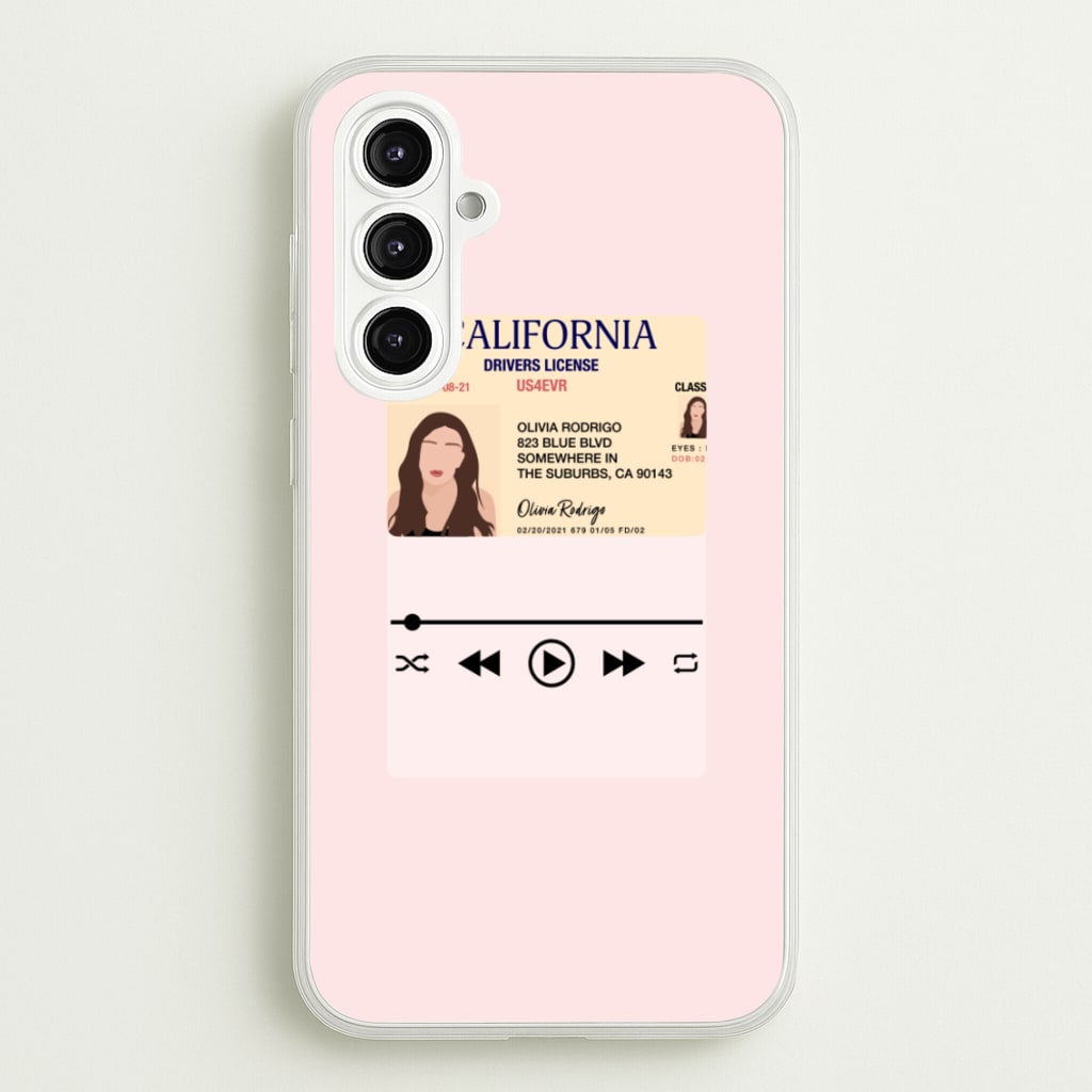 Drivers License - Olivia TikTok - TikTok Phone Case for Galaxy A16