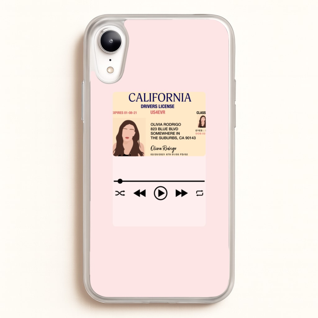 Drivers License - Olivia TikTok - TikTok Phone Case for iPhone XR