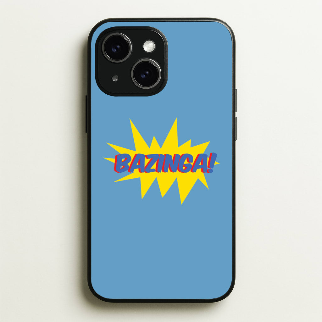 Bazinga! - TV Quotes - TV Quotes Phone Case for iPhone 15 Plus