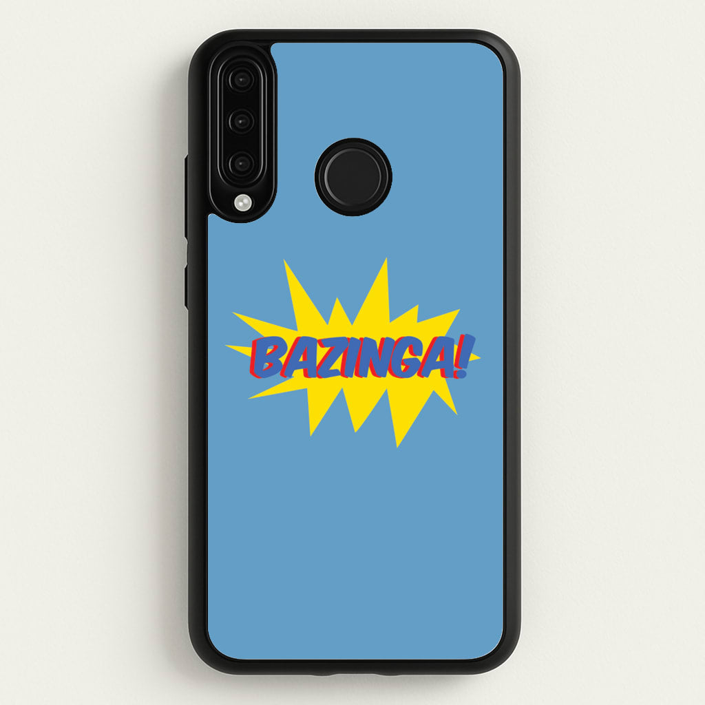 Bazinga! - TV Quotes - TV Quotes Phone Case for Huawei P30 Lite