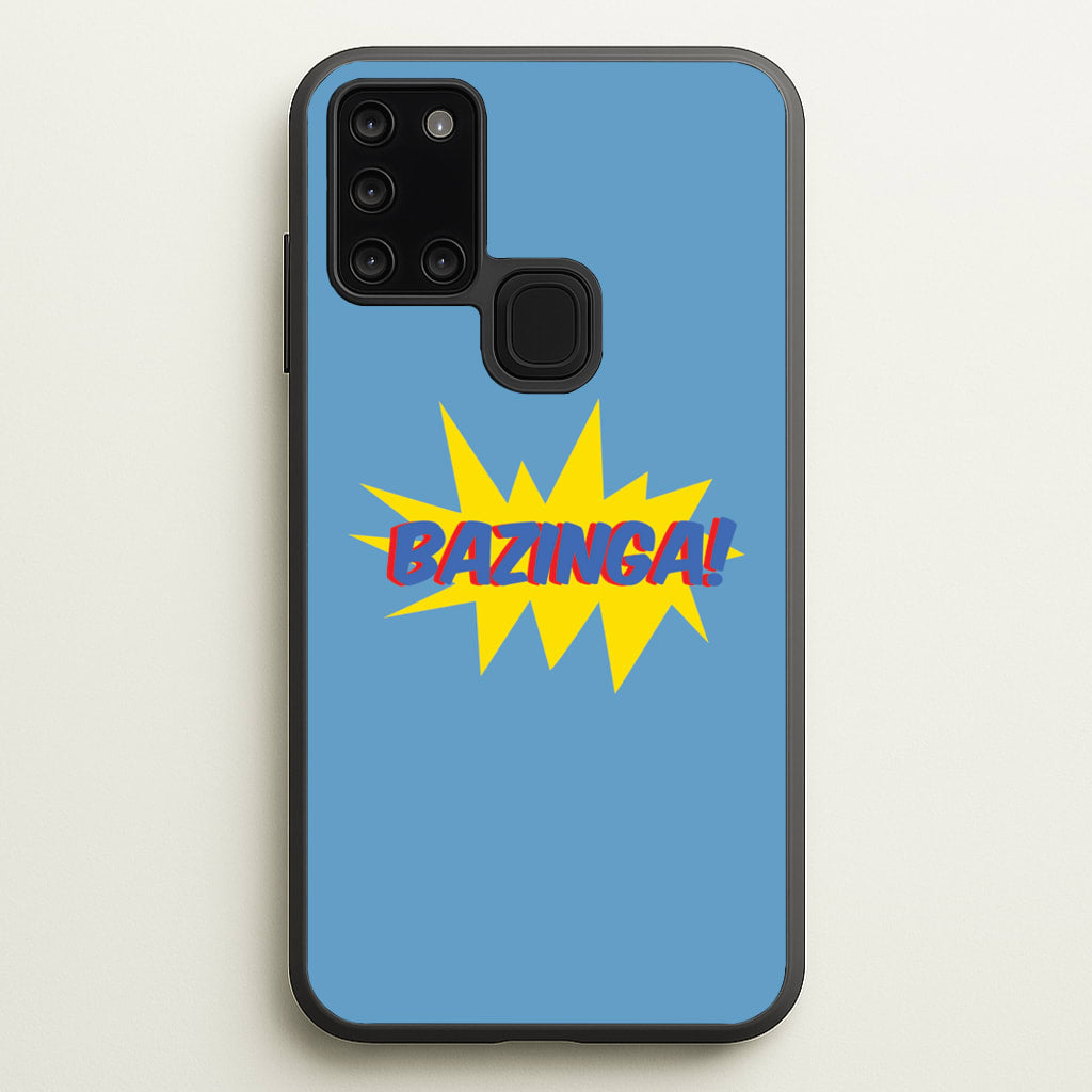 Bazinga! - TV Quotes - TV Quotes Phone Case for Galaxy A21s