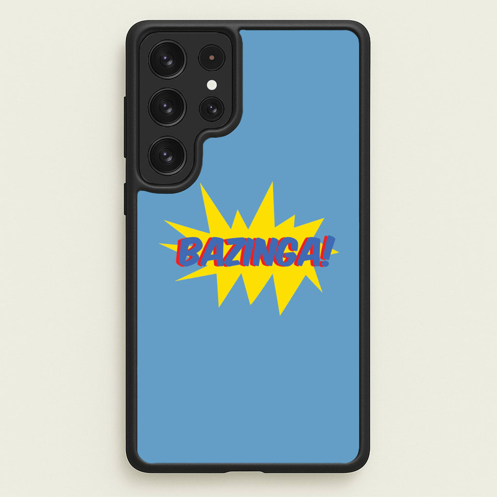 Bazinga! - TV Quotes - TV Quotes Phone Case for Galaxy S22 Ultra