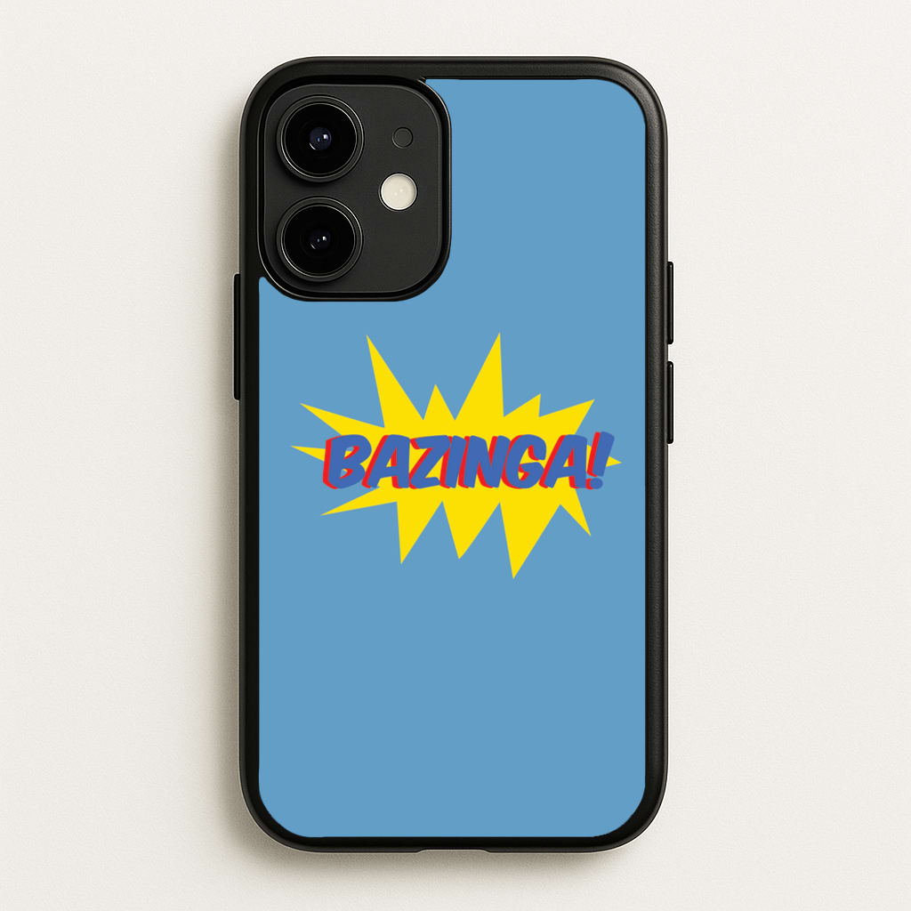 Bazinga! - TV Quotes - TV Quotes Phone Case for iPhone 12 Mini
