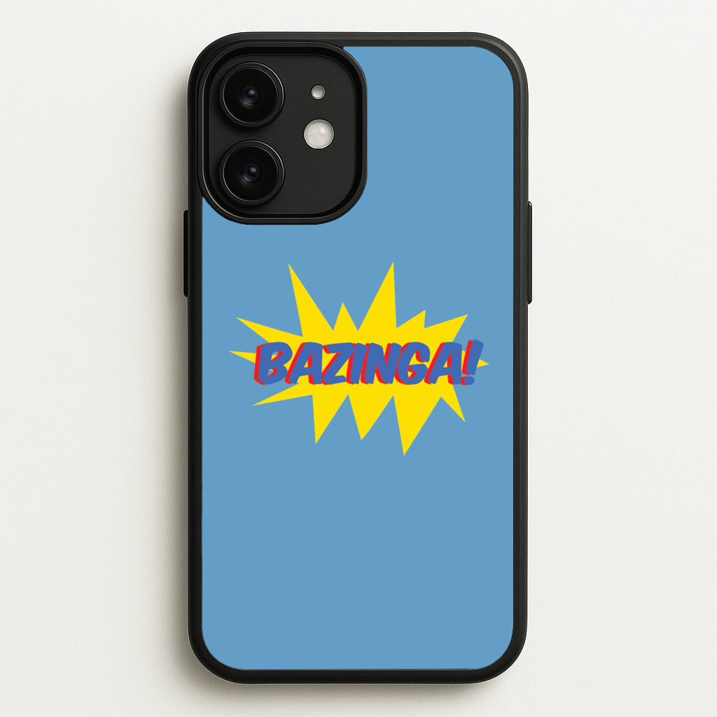 Bazinga! - TV Quotes - TV Quotes Phone Case for iPhone 11
