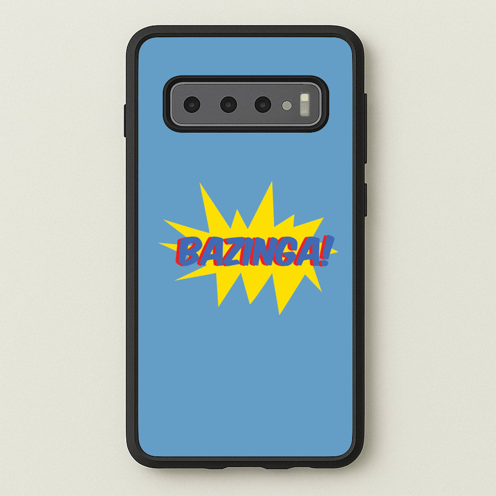 Bazinga! - TV Quotes - TV Quotes Phone Case for Galaxy S10