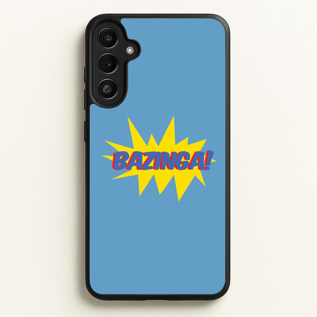 Bazinga! - TV Quotes - TV Quotes Phone Case for Galaxy A34