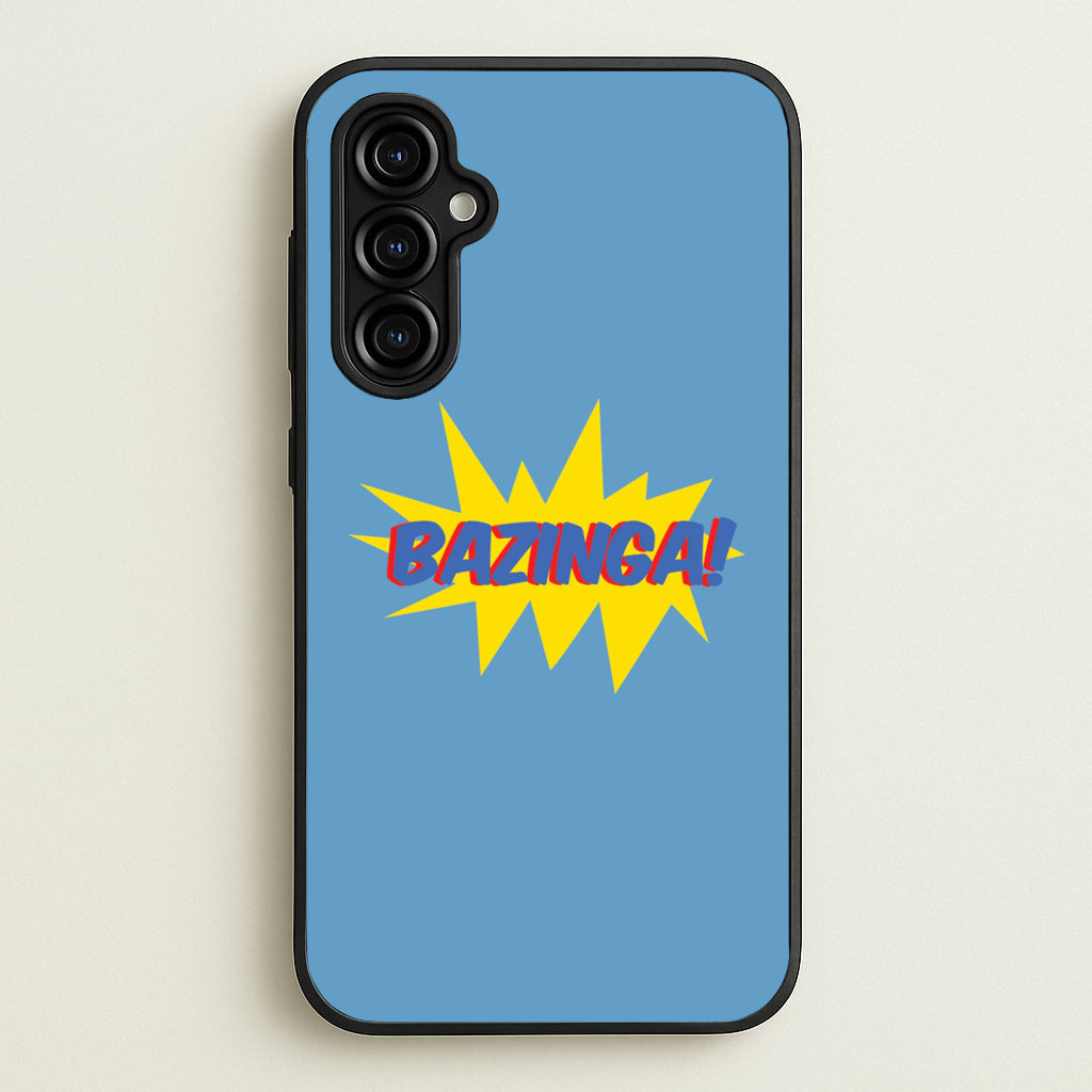 Bazinga! - TV Quotes - TV Quotes Phone Case for Galaxy A54