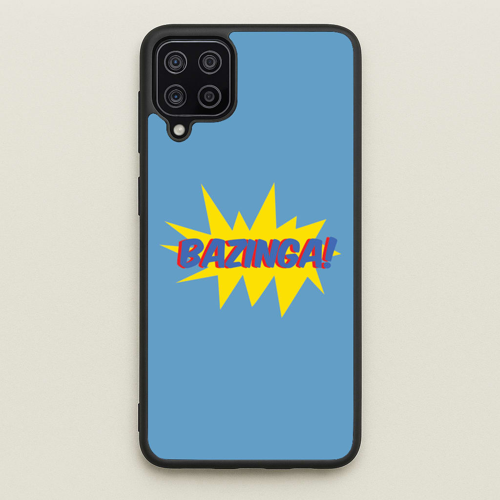 Bazinga! - TV Quotes - TV Quotes Phone Case for Galaxy A12
