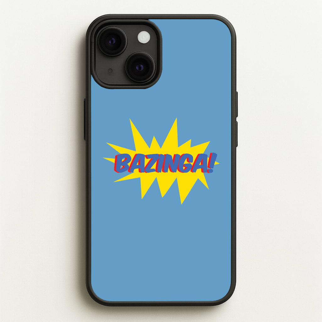 Bazinga! - TV Quotes - TV Quotes Phone Case for iPhone 13 Mini