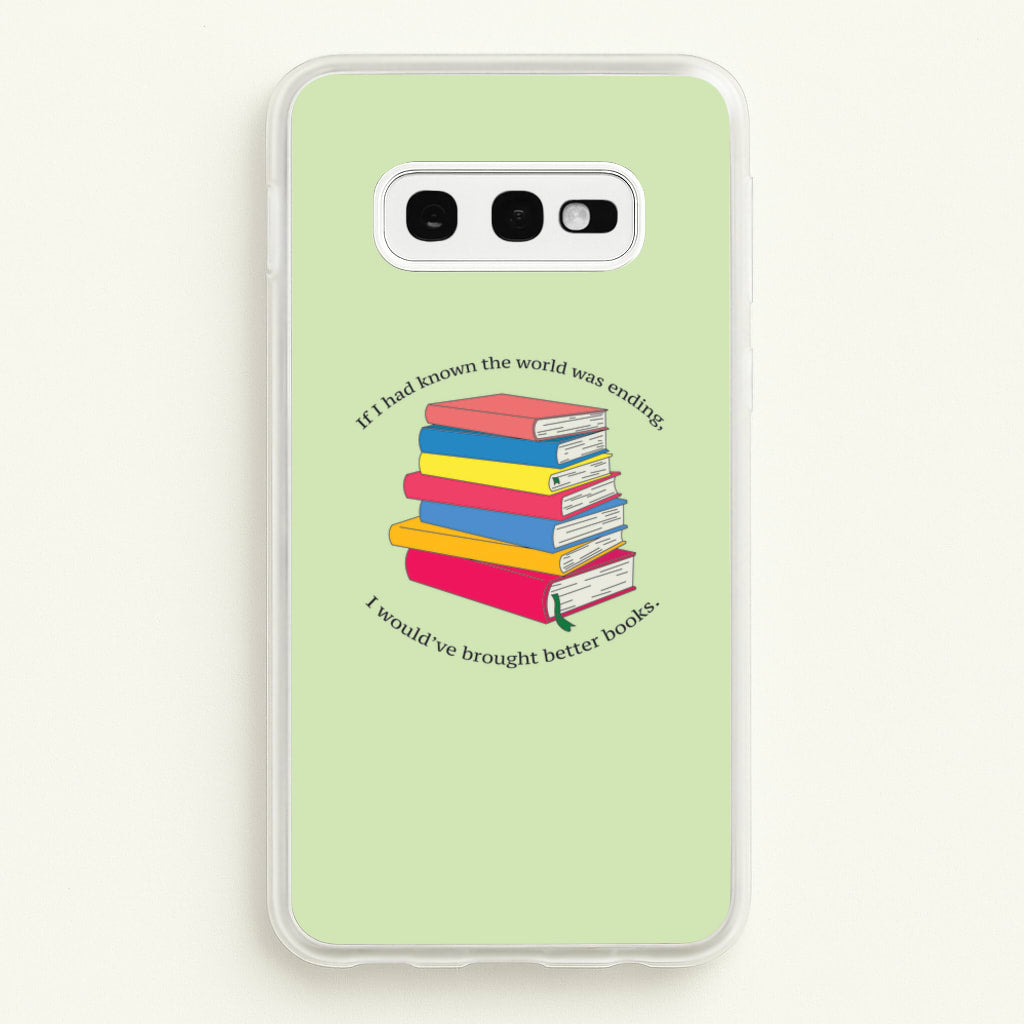 If I Had Known - TV Quotes - TV Quotes Phone Case for Galaxy S10e