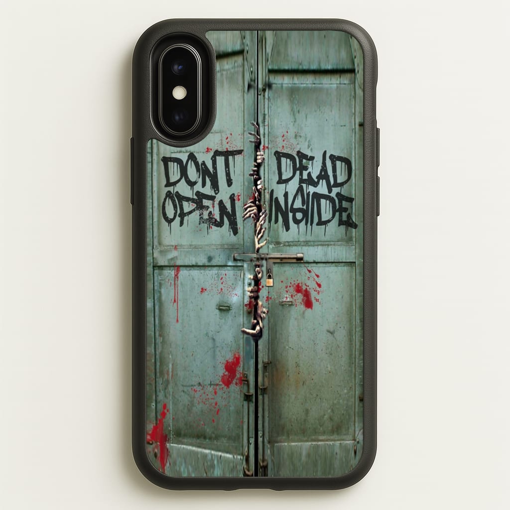 Don't Open Dead Inside - Phone Case for iPhone X / XS