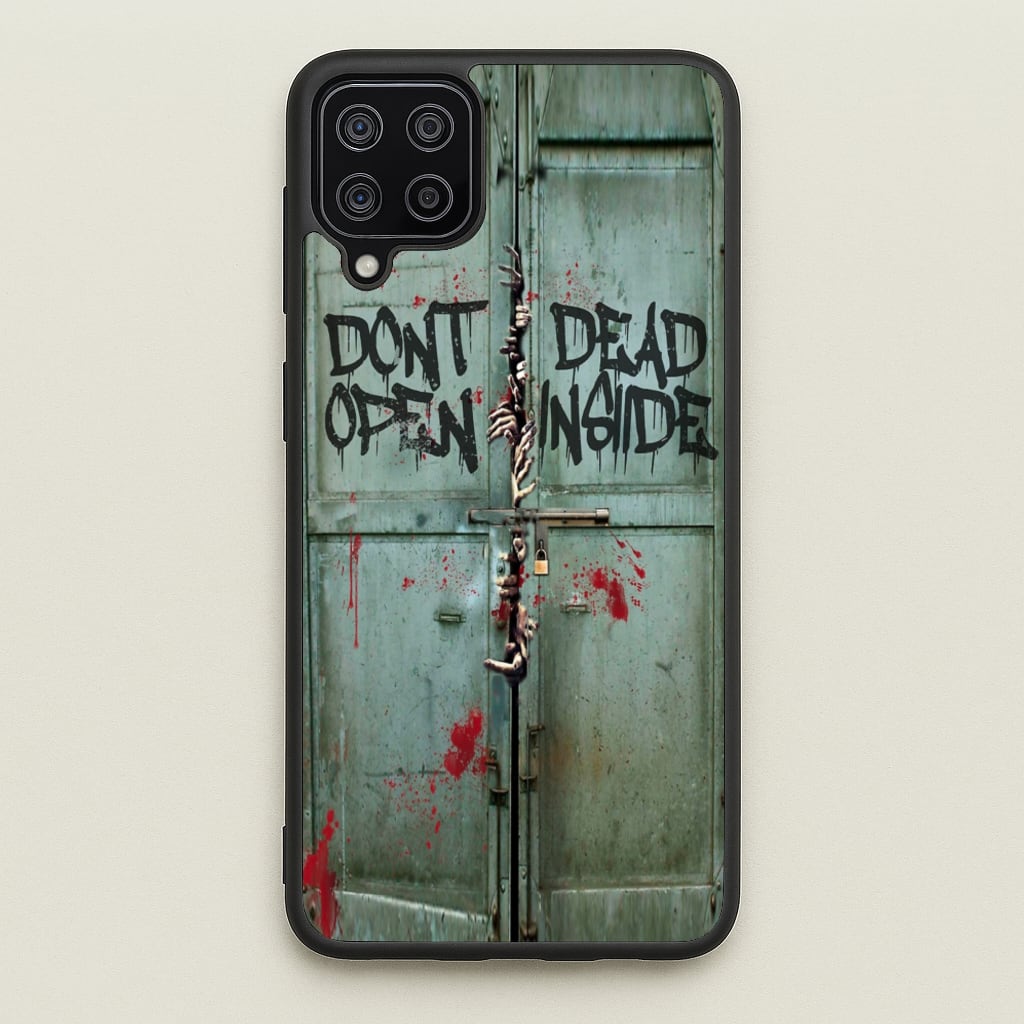 Don't Open Dead Inside - Phone Case for Galaxy A12