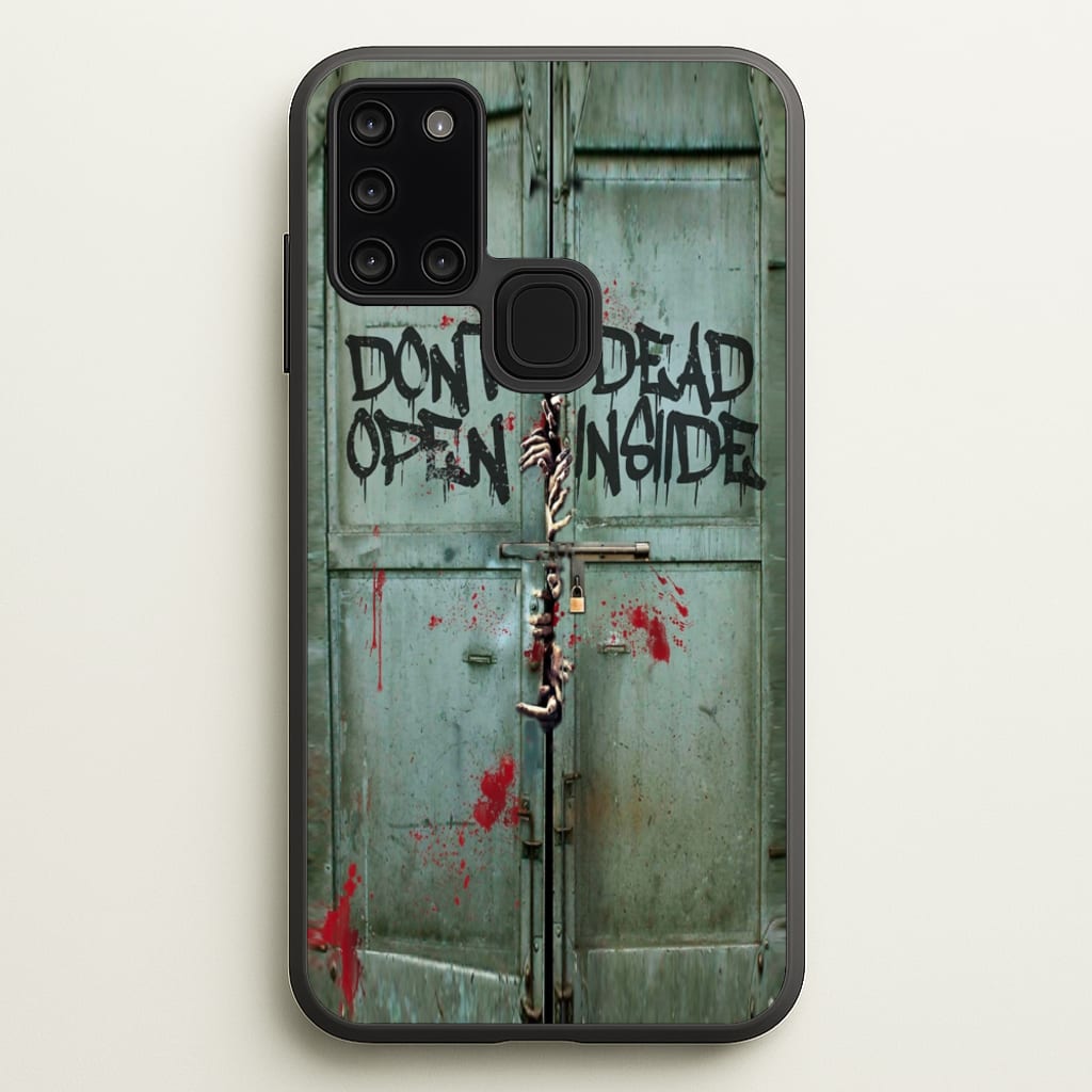 Don't Open Dead Inside - Phone Case for Galaxy A21s