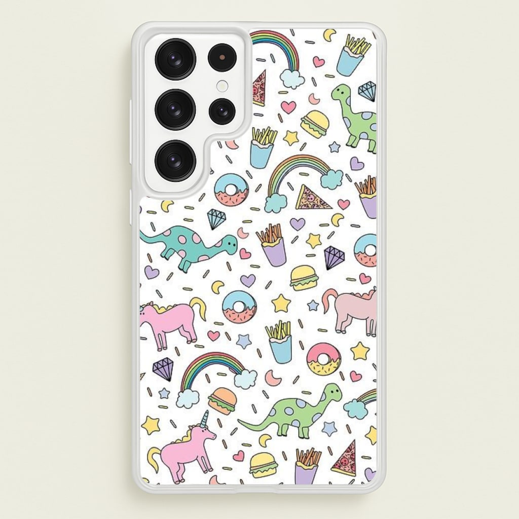 Tumblr Pattern - Phone Case for Galaxy S23 Ultra