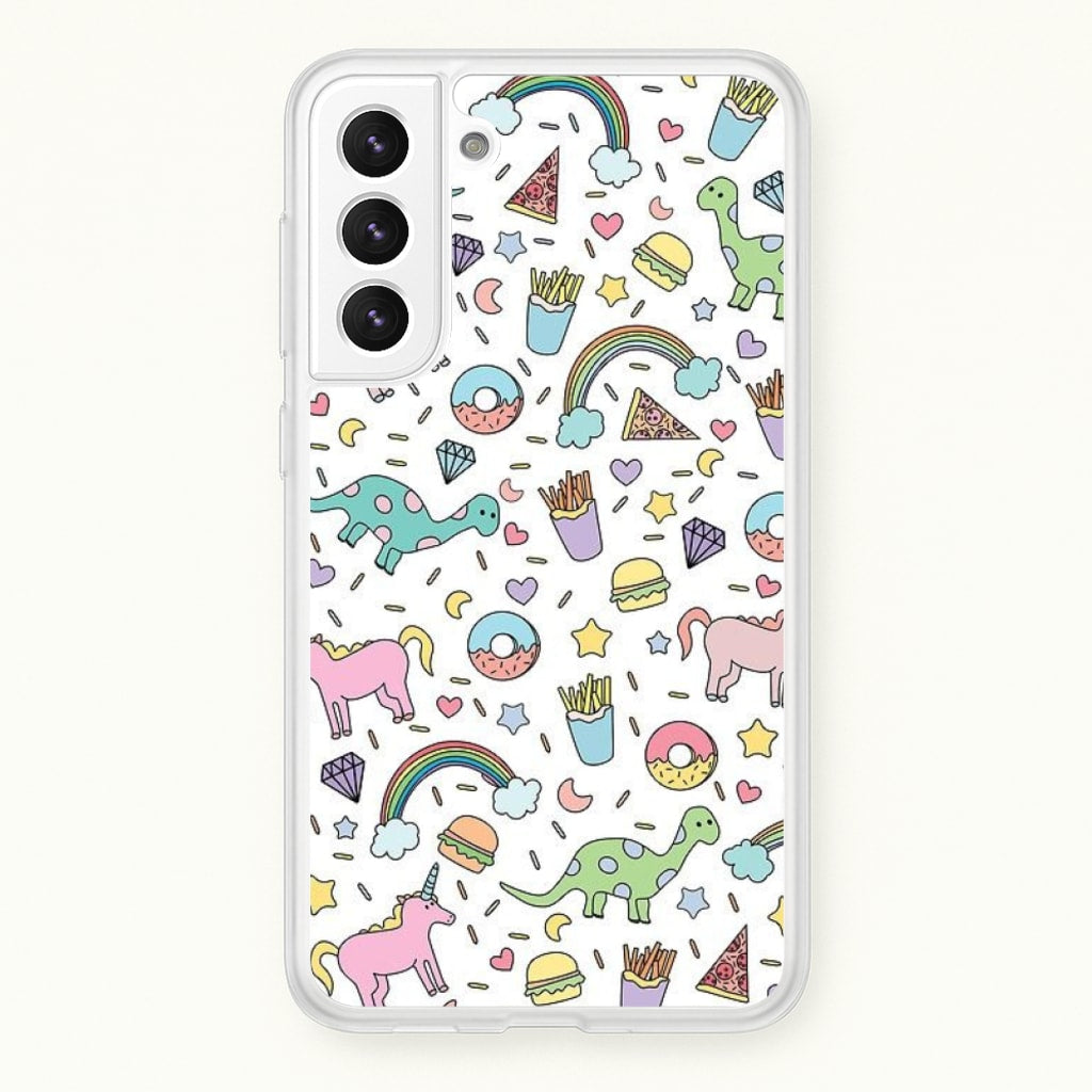 Tumblr Pattern - Phone Case for Galaxy S21FE