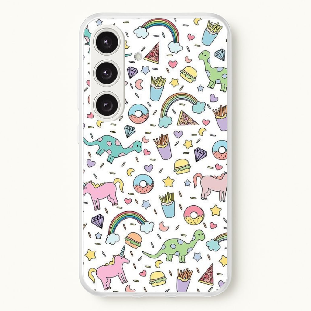 Tumblr Pattern - Phone Case for Galaxy S24