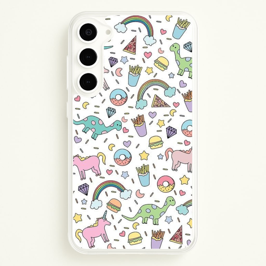 Tumblr Pattern - Phone Case for Galaxy S23 Plus