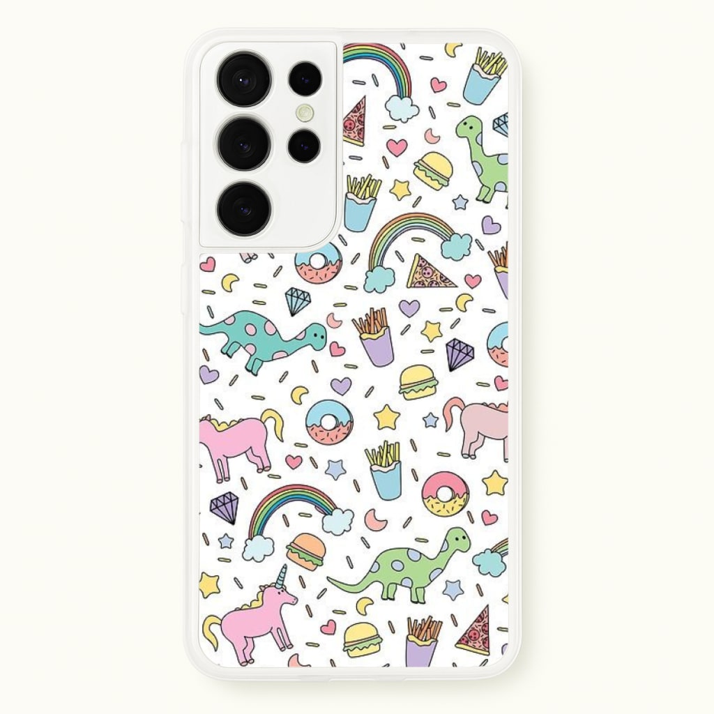 Tumblr Pattern - Phone Case for Galaxy S21 Ultra