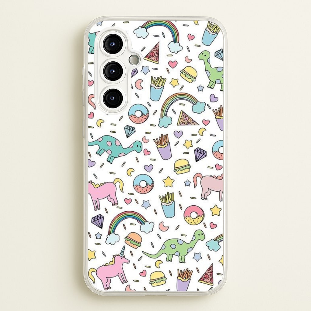 Tumblr Pattern - Phone Case for Galaxy A54