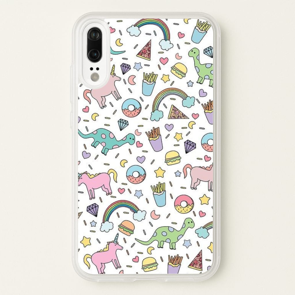 Tumblr Pattern - Phone Case for Huawei P20