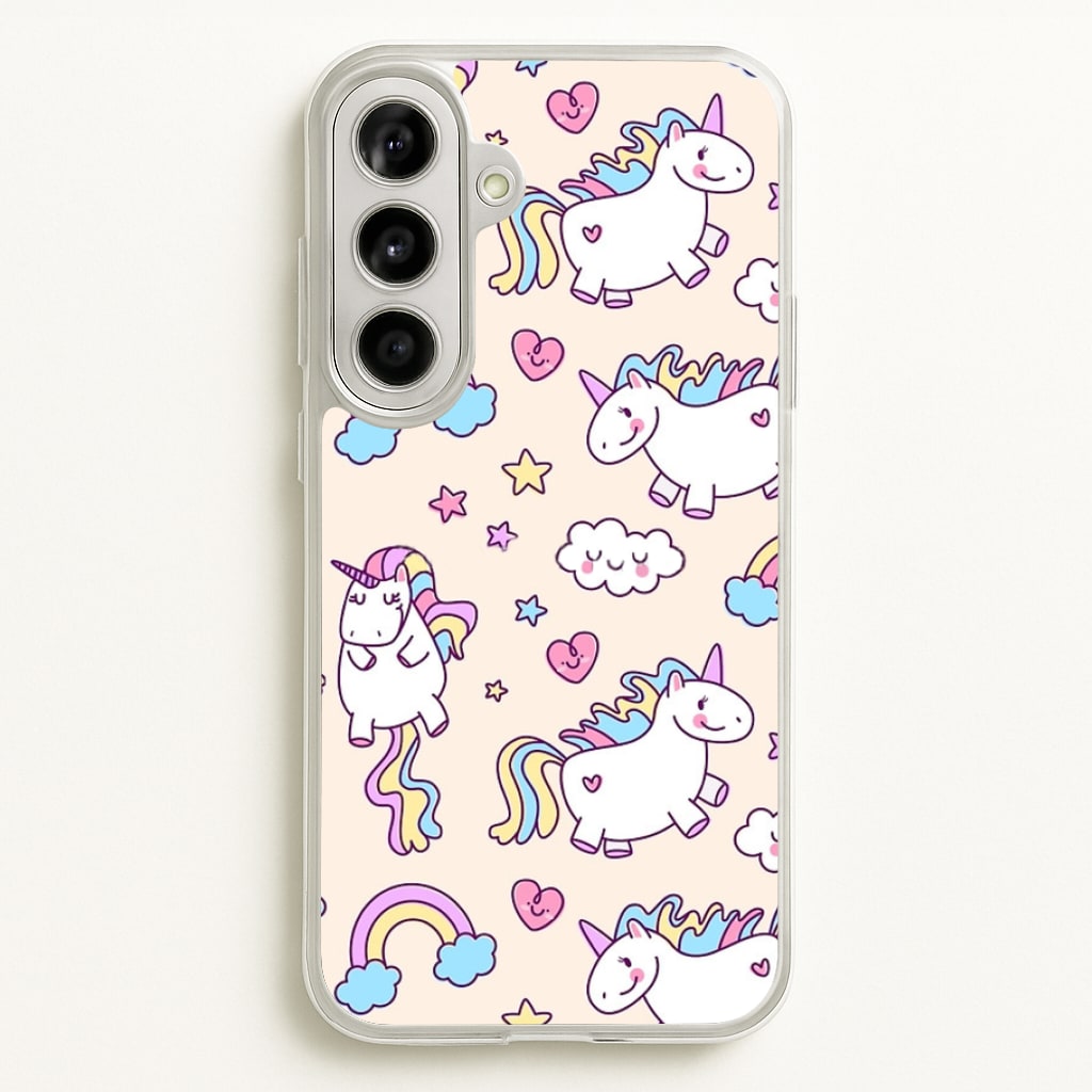 Cute Unicorn Pattern - Phone Case for Galaxy A56