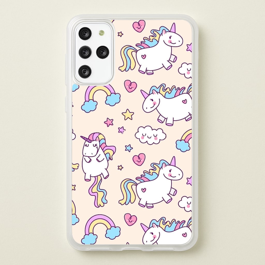 Cute Unicorn Pattern - Phone Case for Galaxy S20 Plus