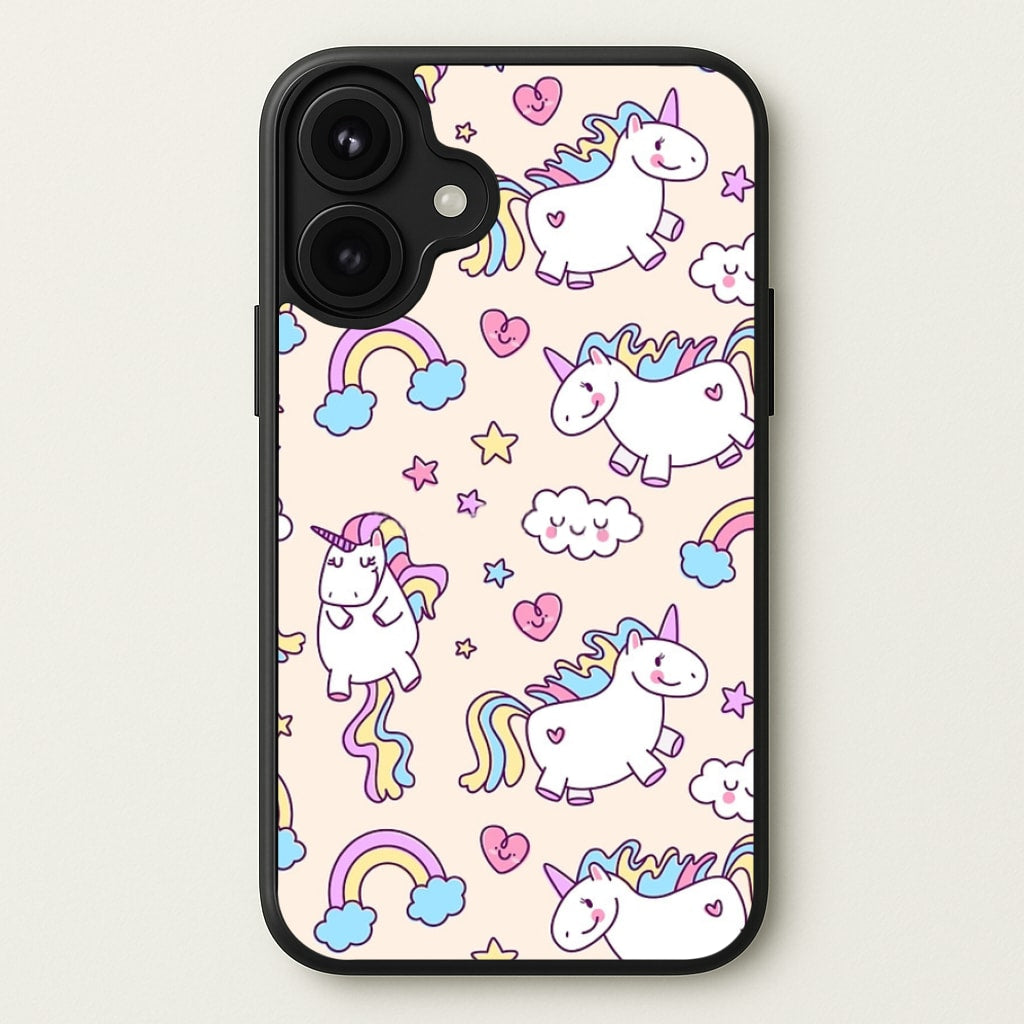 Cute Unicorn Pattern Phone Case for iPhone 17
