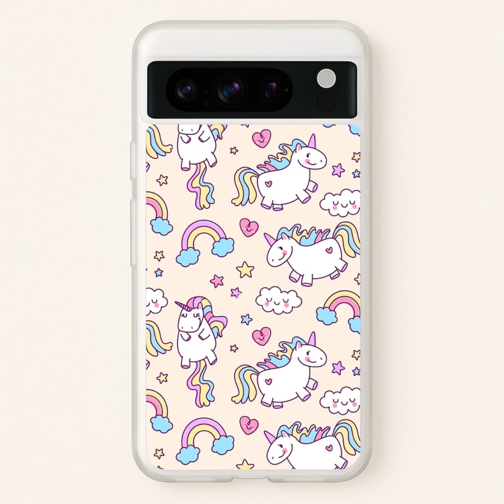 Cute Unicorn Pattern - Phone Case for Google Pixel 8 Pro