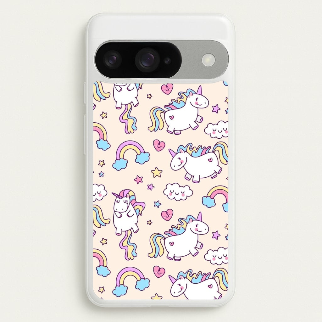 Cute Unicorn Pattern Phone Case for Google Pixel 10 / 10 Pro