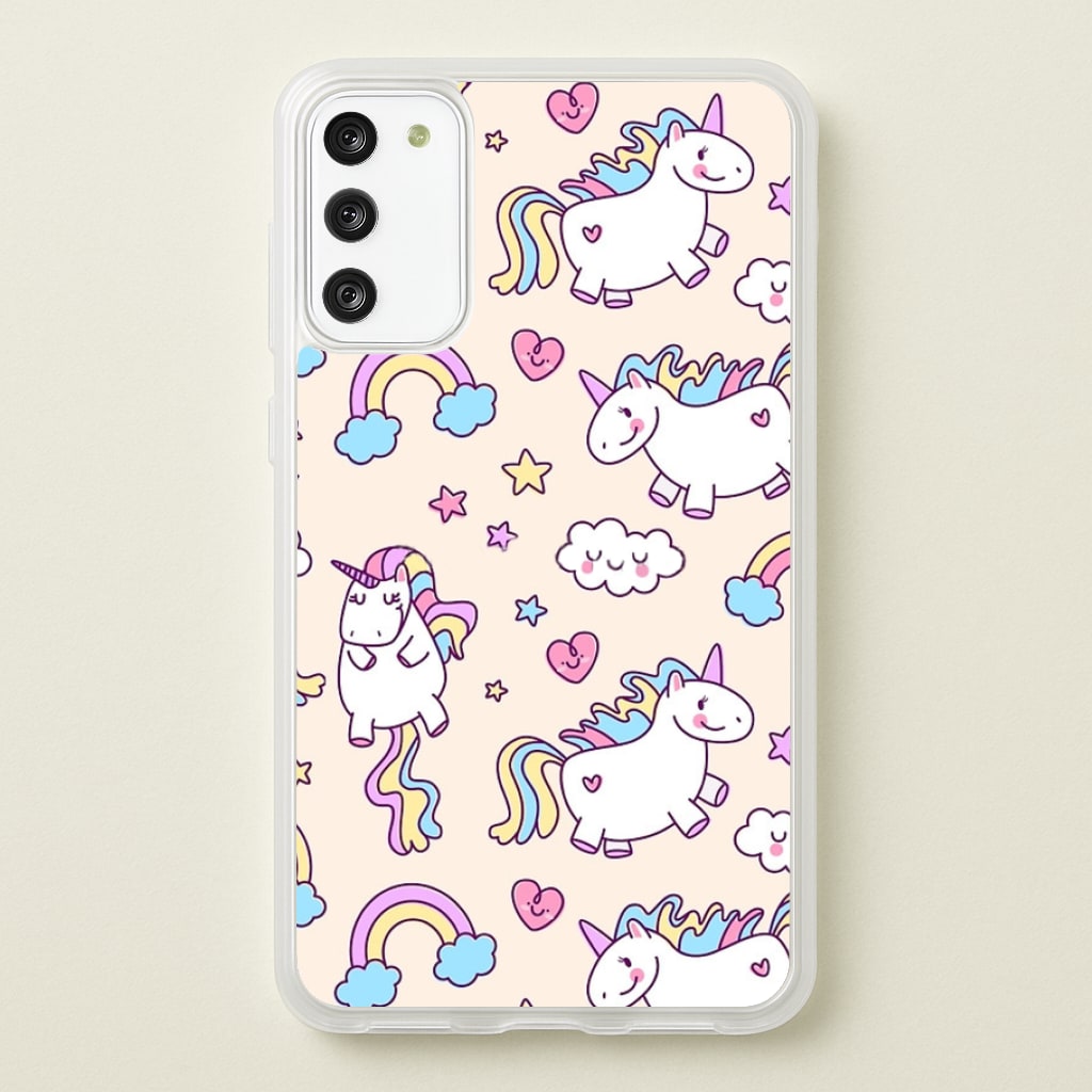 Cute Unicorn Pattern - Phone Case for Galaxy S20