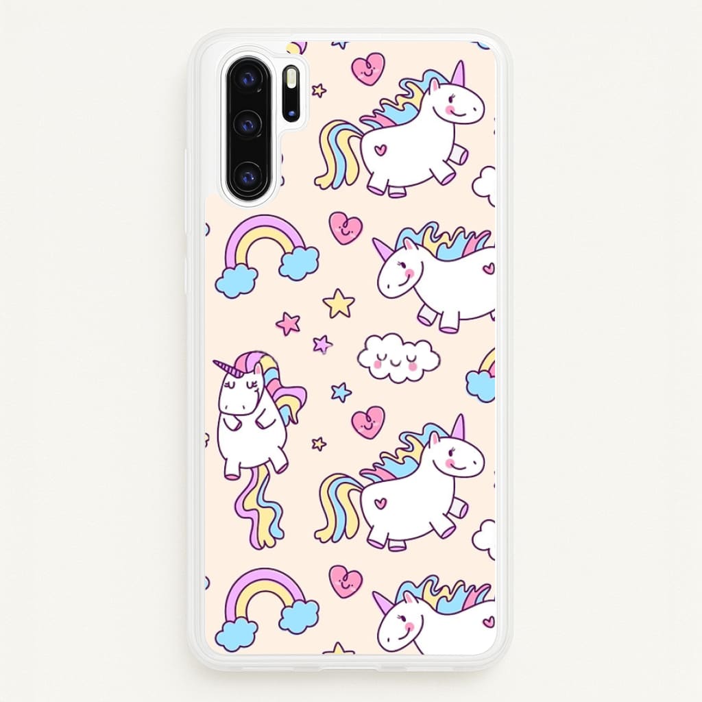 Cute Unicorn Pattern - Phone Case for Huawei P30 Pro