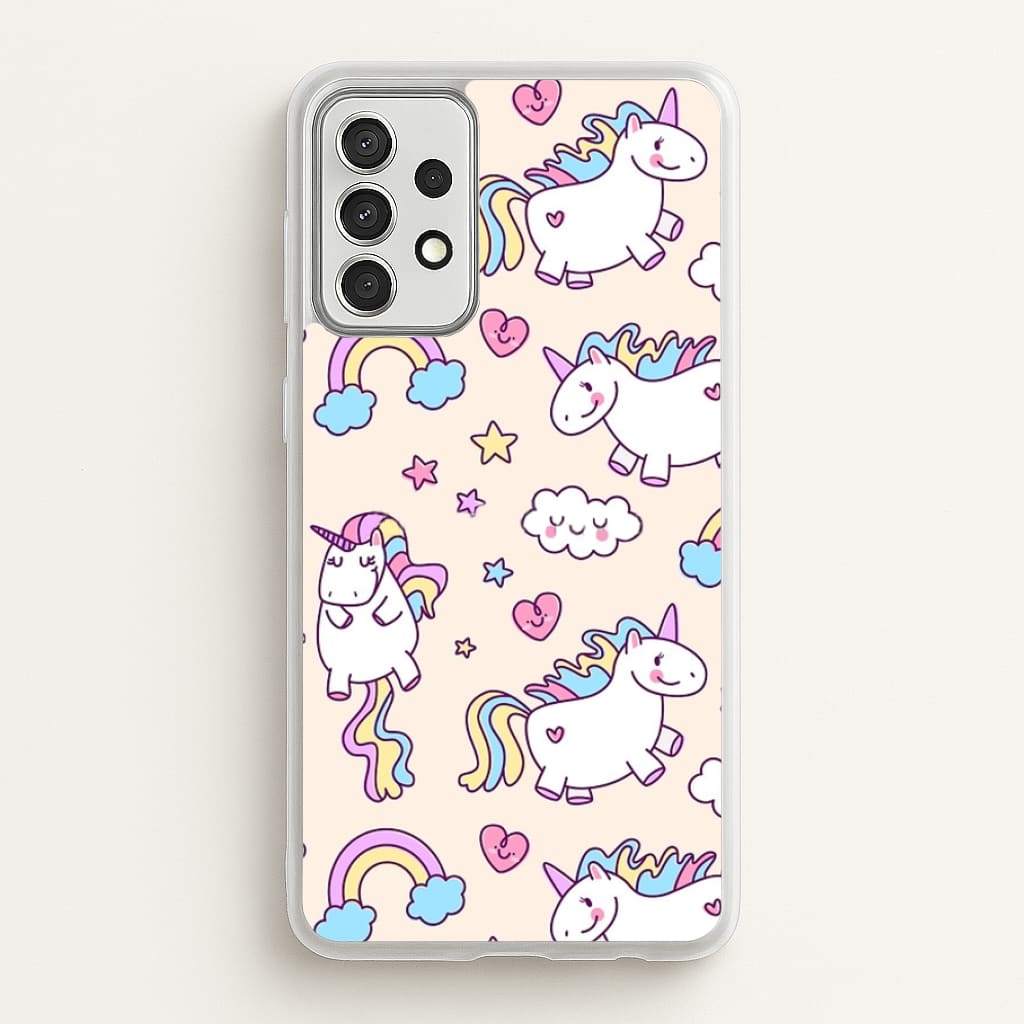 Cute Unicorn Pattern - Phone Case for Galaxy A52 / A52s
