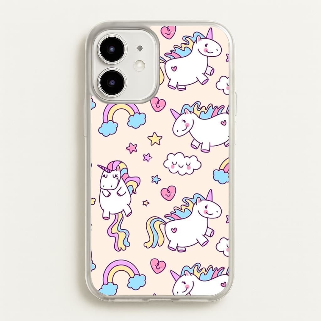 Cute Unicorn Pattern - Phone Case for iPhone 12 Mini