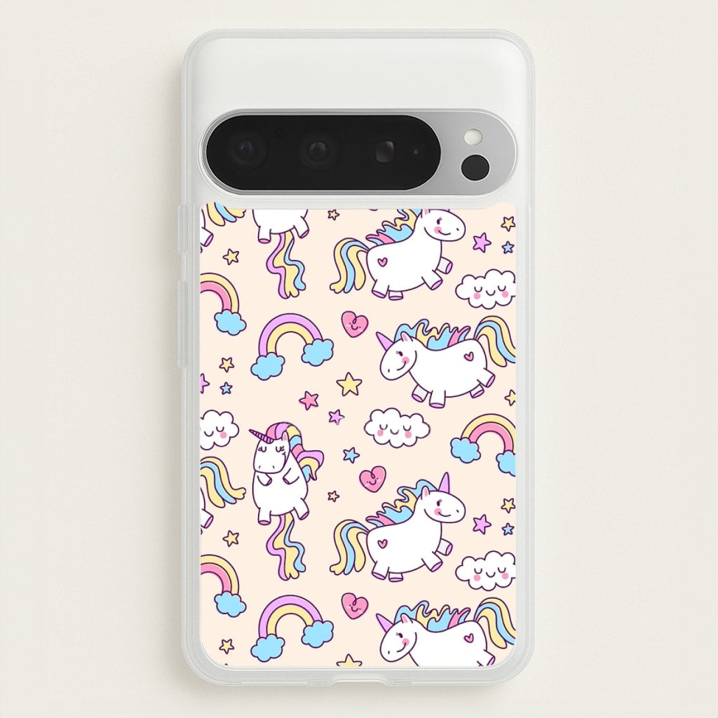 Cute Unicorn Pattern - Phone Case for Google Pixel 9 Pro XL