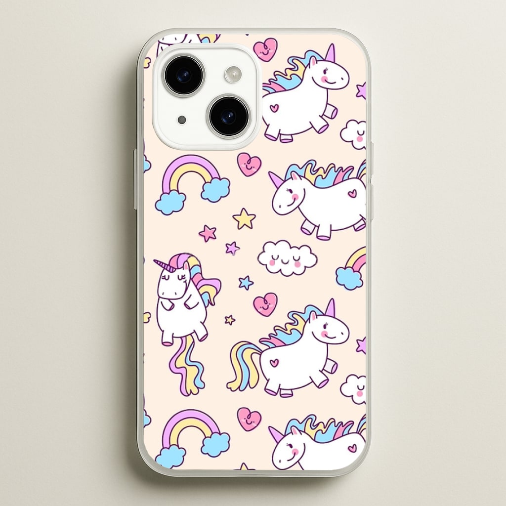Cute Unicorn Pattern - Phone Case for iPhone 14