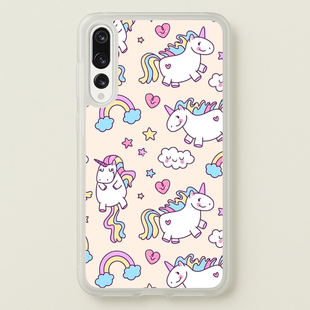 Cute Unicorn Pattern - Phone Case for Huawei P20 Pro
