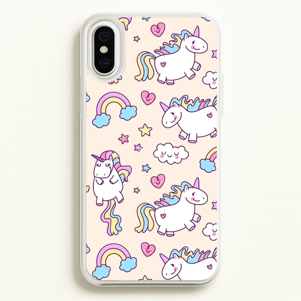 Cute Unicorn Pattern - Phone Case for iPhone XS Max