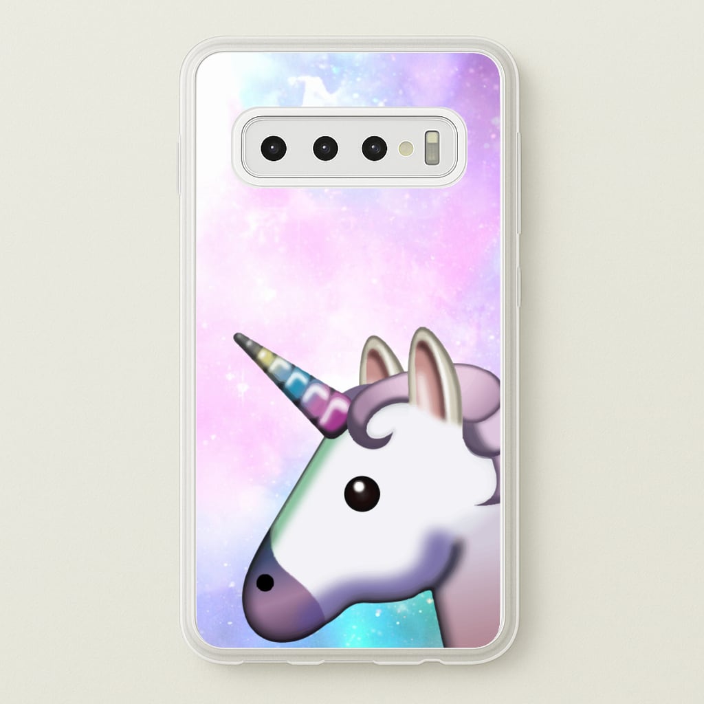 Galaxy Unicorn Pattern - Tumblr - Phone Case for Galaxy S10 Plus