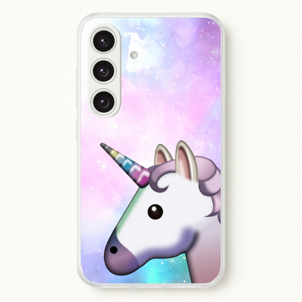 Galaxy Unicorn Pattern - Tumblr - Phone Case for Galaxy S25 Plus