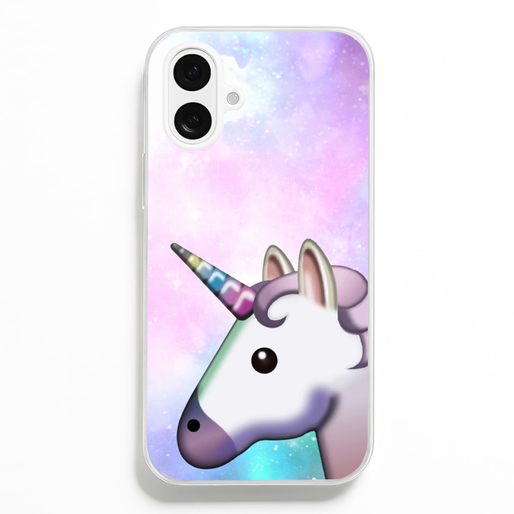 Galaxy Unicorn Pattern - Tumblr - Phone Case for iPhone 16 Plus