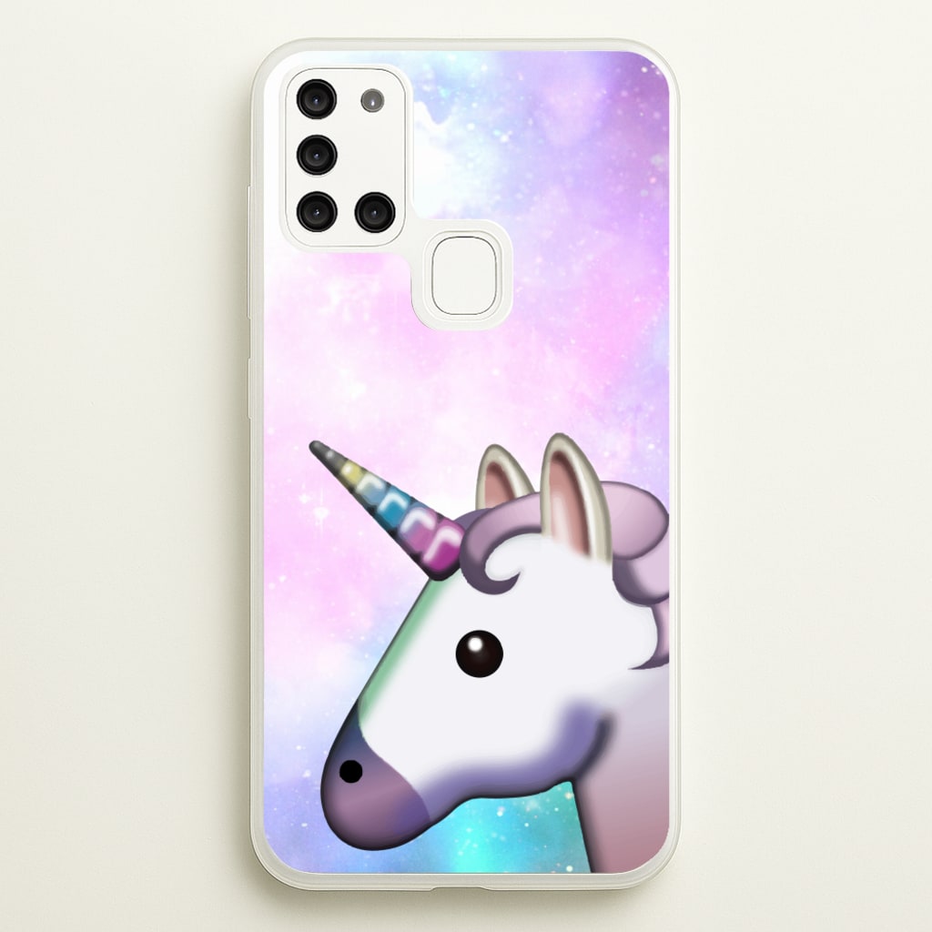 Galaxy Unicorn Pattern - Tumblr - Phone Case for Galaxy A21s