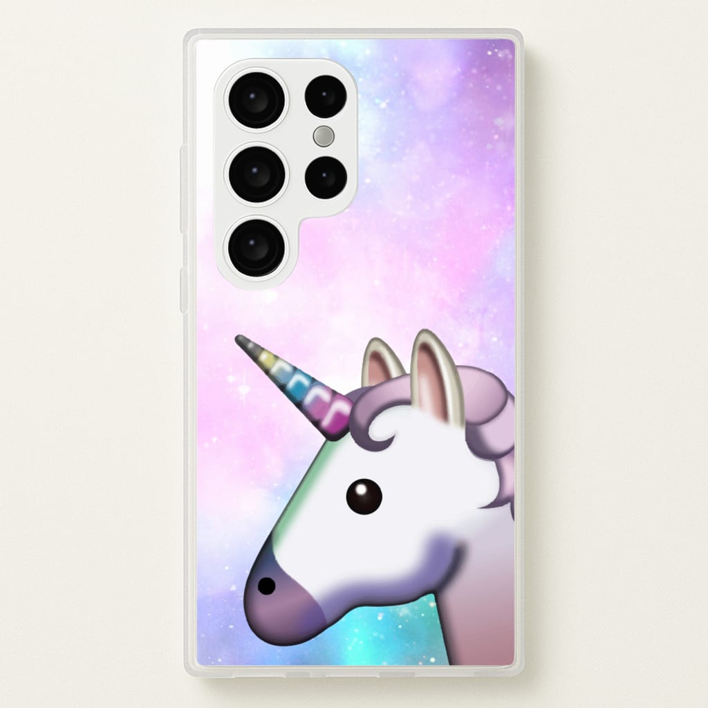 Galaxy Unicorn Pattern - Tumblr - Phone Case for Galaxy S24 Ultra