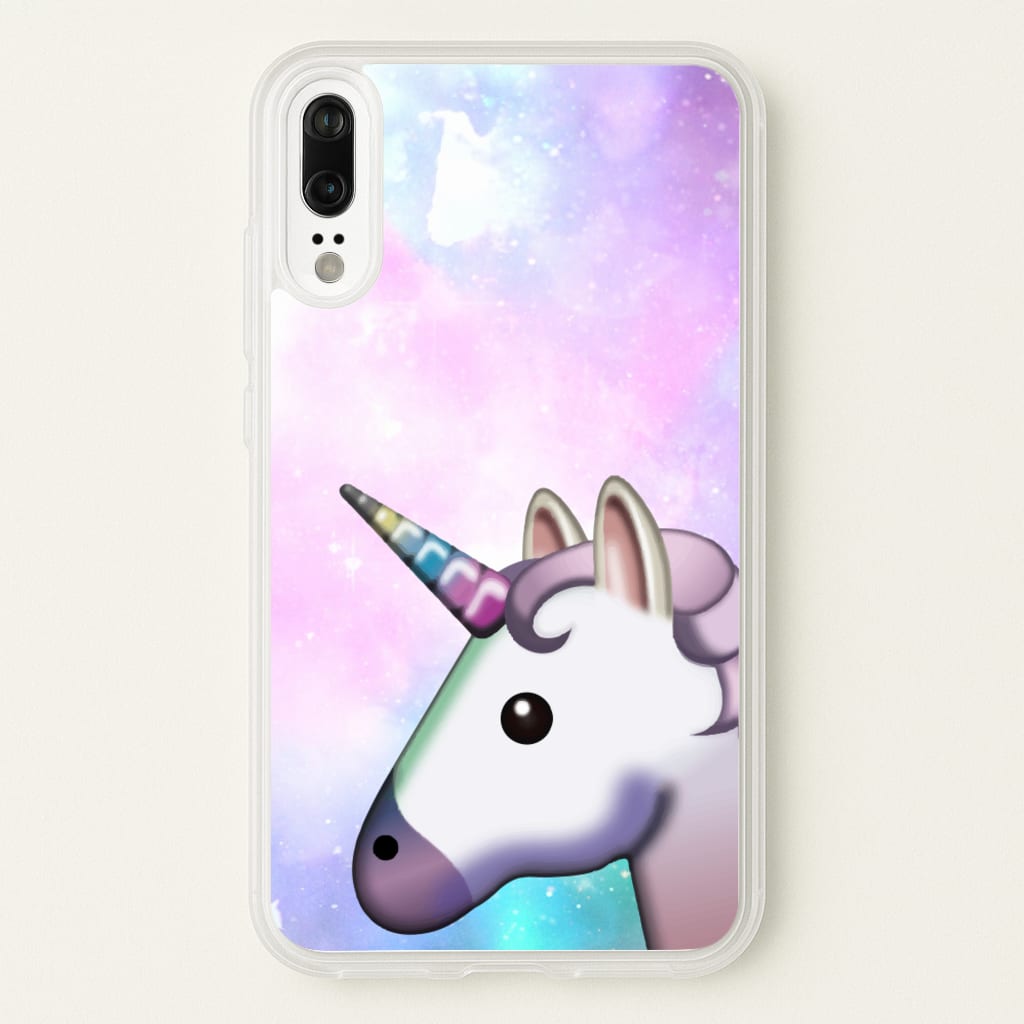 Galaxy Unicorn Pattern - Tumblr - Phone Case for Huawei P20